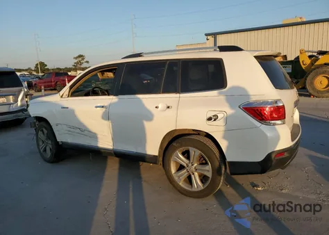 2012 Toyota Highlander Limited z USA, uszkodzony, nr VIN 5TDYK3EH0CS062920